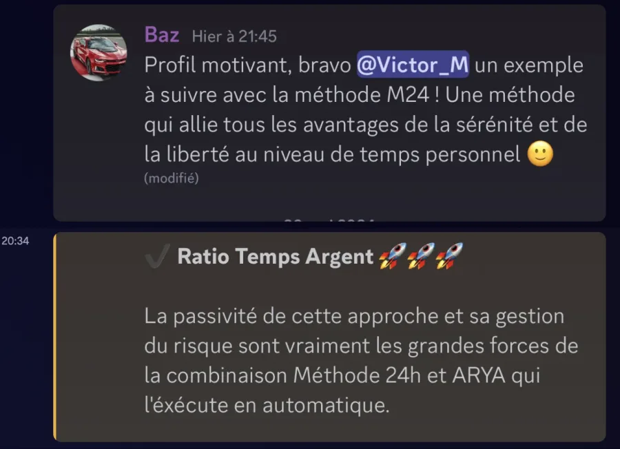 Retour d'expérience sur la méthode Arya